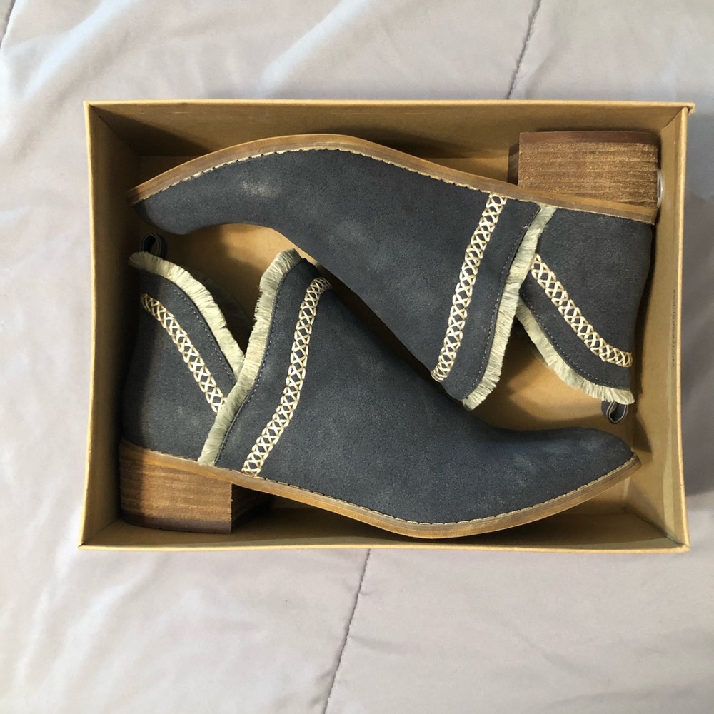 NEW Blue Ankle Booties